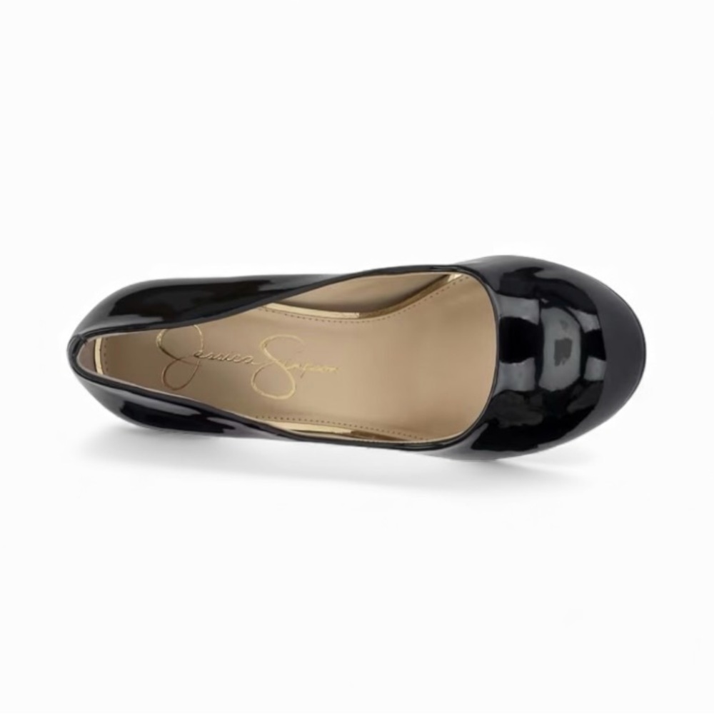EUC Jessica Simpson Patent Leather Callie Pumps - Size 7 - Picture 2 of 8
